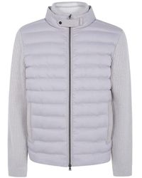 Herno - Padded Ribbed-Knit Jacket - Lyst