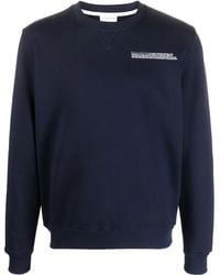 Ballantyne - Logo-Print Cotton Jumper - Lyst