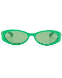 Gucci - Interlocking G Oval-Frame Sunglasses - Lyst