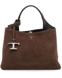 Tod's - T-Timeless Pendant Leather Cross Body Bag - Lyst