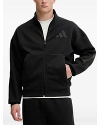 adidas - Logo-Detail Zip-Up Jacket - Lyst