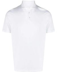Fedeli - Short-Sleeved Cotton Polo Shirt - Lyst