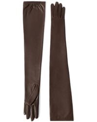 Brunello Cucinelli - Nappa Leather Long Gloves - Lyst