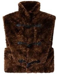 Isabel Marant - Jocya Toggle-Fastening Faux-Fur Gilet - Lyst