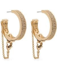 Eddie Borgo - Chain Hoop Earrings - Lyst