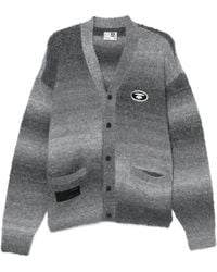 Aape By A Bathing Ape - Logo-Embroidered Cardigan - Lyst