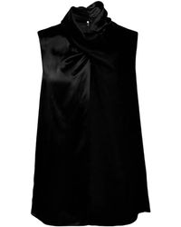 Club21 Collection - Josephine Silk-Satin Blouse - Lyst