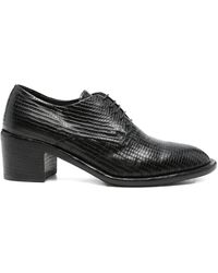 KING TARTUFOLI - 55Mm Lace-Up Block-Heel Derby Shoes - Lyst