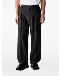MM6 by Maison Margiela - Wool Shirting Trousers - Lyst