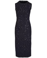 Akris - Sequin-Embellished Tweed Midi Dress - Lyst