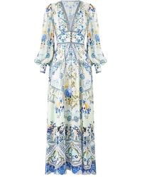 CAMILLA - My Homespun Heart Maxi-Jurk - Lyst