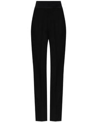 Valentino Garavani - Pleated Wool Trousers - Lyst