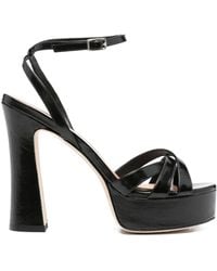 Chantal - 130Mm Leather Platform Sandals - Lyst