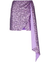 Pinko - Sequin-embellished Miniskirt - Lyst