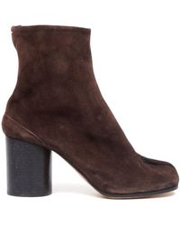 Maison Margiela - Tabi 80mm Suede Ankle Boots - Lyst