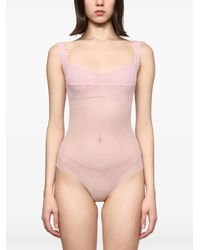 Atu Body Couture - Square-Neck Zip-Fastening Bodysuit - Lyst