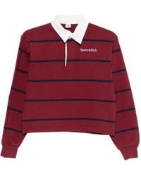Sporty & Rich - Sherif Logo Rugby Polo Top - Lyst