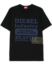 DIESEL - T-Just-N9 T-Shirt mit Logo-Print - Lyst
