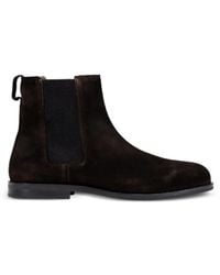Calvin Klein - Suede Chelsea Boots - Lyst