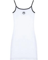 Marine Serre - Moon-Logo Mini Dress - Lyst