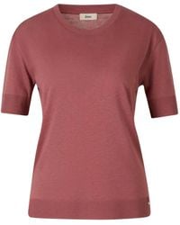 Herno - T-Shirt À Fente Latérale - Lyst