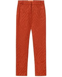 La DoubleJ - Broek Met Zebra-Jacquard - Lyst