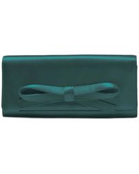 Carolina Herrera - Margaret Bow-Detail Clutch Bag - Lyst