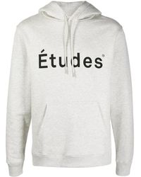 Etudes Studio - Felpa Con Cappuccio E Logo - Lyst