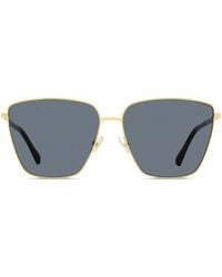 Jimmy Choo - Lavi Square-Frame Sunglasses - Lyst
