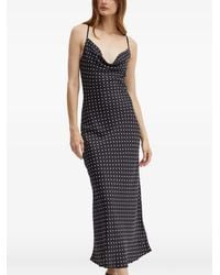Guess - Polka-Dot Sleeveless Midi Dress - Lyst
