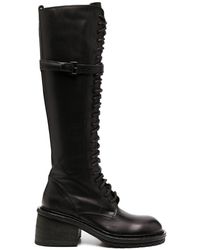 ann demeulemeester thigh high boots