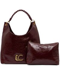Lola Casademunt - Borsa Tote Con Logo Leopardo E Manico Intrecciato - Lyst