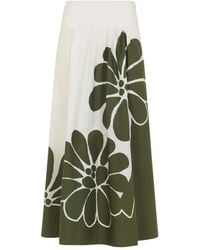 FARM Rio - Farm Bio Palermo Midi Skirt - Lyst