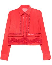 Ermanno Scervino - Lace-insert Shirt - Lyst