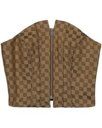 MISBHV - Jacquard Monogram Corset Top - Lyst