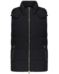 Moorer - Fire Hooded Padded Gilet - Lyst