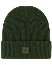 Fendi - Logo-Patch Beanie - Lyst