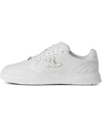 Karl Lagerfeld - Logo-Patch Lace-Up Sneakers - Lyst