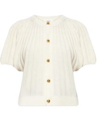 FRAME - Sleeveless Cardigan - Lyst