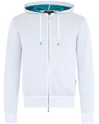 Moorer - Zipped Hoodie - Lyst
