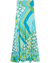 Emilio Pucci - Vivara-Print Maxi Skirt - Lyst