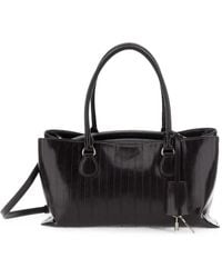 OSOI - Shell Brot Lizard-Effect Leather Shoulder Bag - Lyst