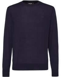 DSquared² - Jersey con cuello redondo - Lyst