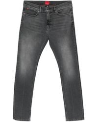 HUGO - Stretch-Cotton Jeans - Lyst