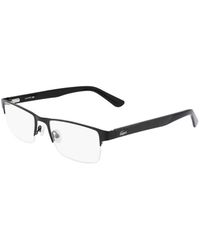 Lacoste - Matte-Finish Rectangle-Frame Glasses - Lyst