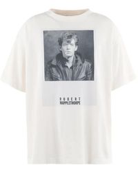 SAINT Mxxxxxx - X Robert Mapplethorpe Portrait-Print T-Shirt - Lyst