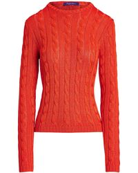 Ralph Lauren - Pull En Maille Aran - Lyst