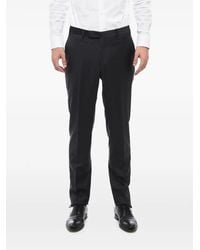 Corneliani - Pressed-Crease Tailored Trousers - Lyst