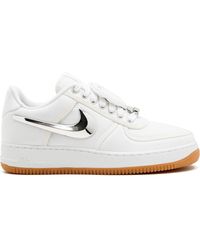 Nike - X Travis Scott Air Force 1 Low "white" Sneakers - Lyst