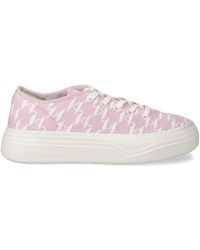 KARL LAGERFELD - Logo-Print Sneakers - Lyst